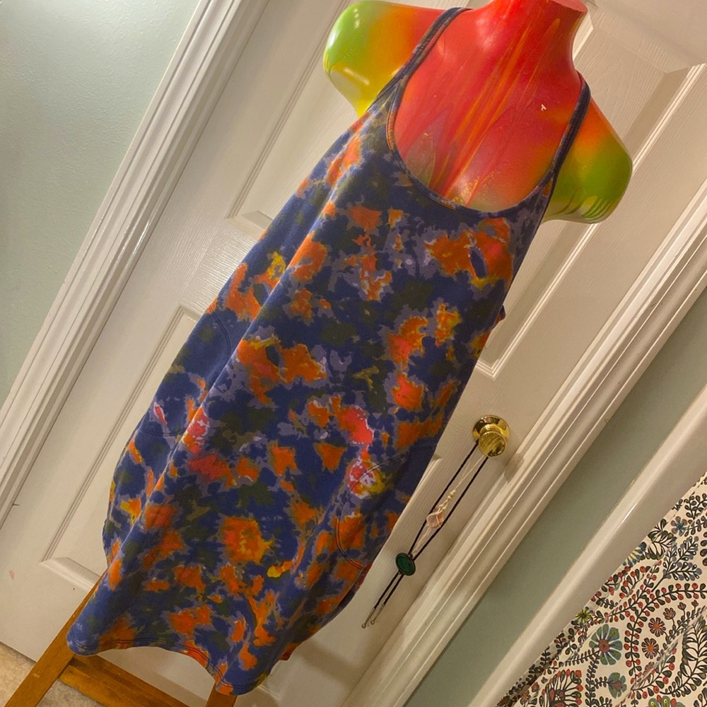 VENUS Splotched Artsy Fartsy Tie Dye Dress